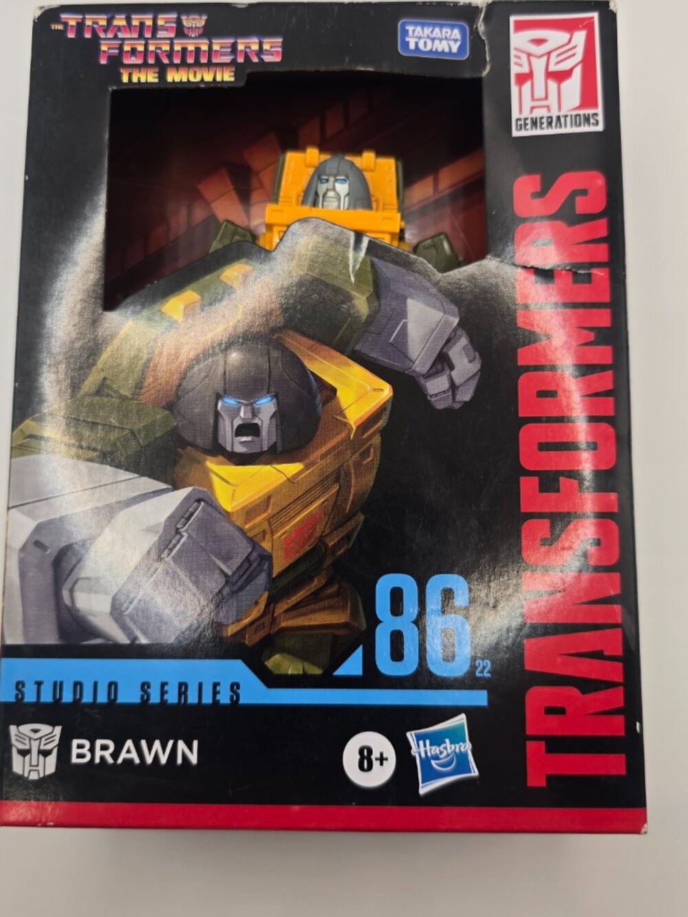 Transformers Studio Series 86-22 Brawn Deluxe Class The Movie - New Sealed